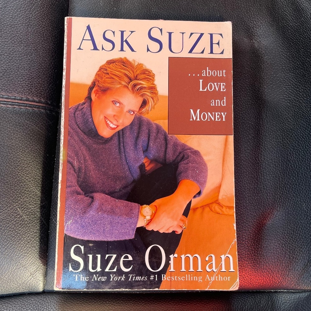 'Ask Suze' Book - Red and Purple Cover